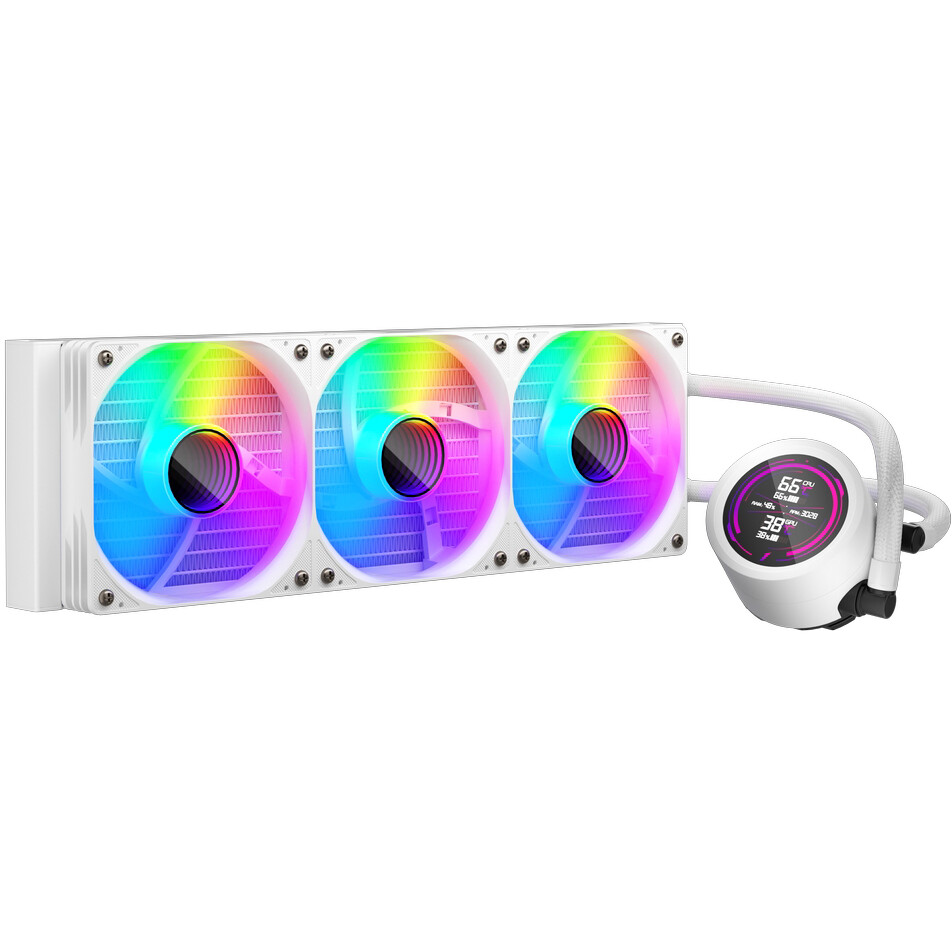 Système de refroidissement liquide 1STPLAYER TS4 360 White - TS4-360-WH - photo 2