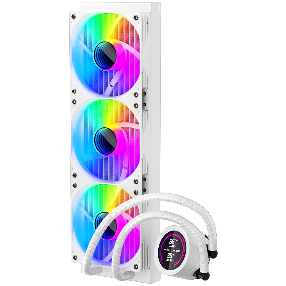 Système de refroidissement liquide 1STPLAYER TS4 360 White - TS4-360-WH - photo 4