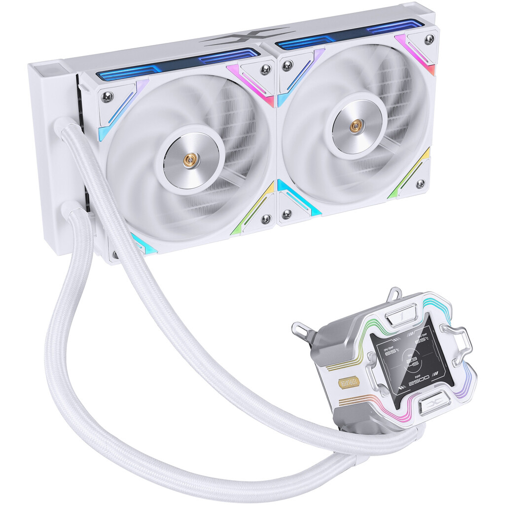 système de refroidissement liquide 1STPLAYER X-240 White - X-240-WH