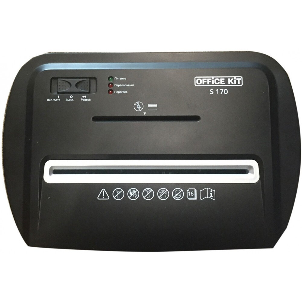 Papīra smalcinātājs (šrederis) Office Kit S170 3.9x38 - OK3938S170 - foto 3