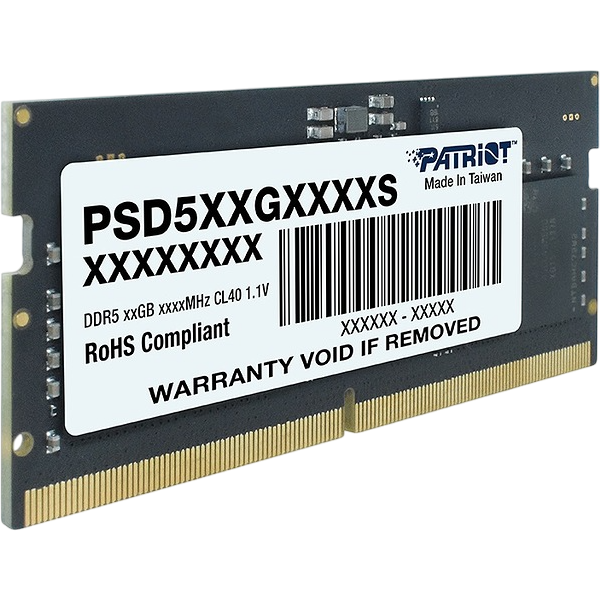 Mémoire vive 32GB DDR5 5600MHz Patriot Signature Line SO-DIMM (PSD532G56002S)