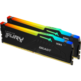 mémoire vive 64GB DDR5 5600MHz Kingston Fury Beast RGB (KF556C40BB2AK2-64) (2x32GB KIT)