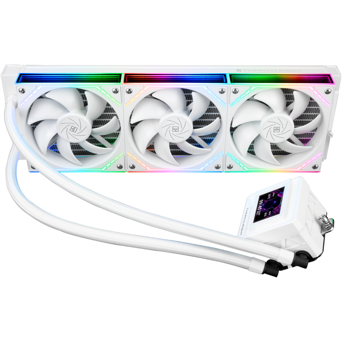 système de refroidissement liquide Thermalright Frozen Warframe 360 SE ARGB White V2 - TRFWSE360AWV2 - photo 2