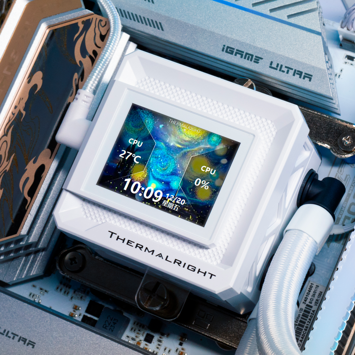 système de refroidissement liquide Thermalright Frozen Warframe 360 SE ARGB White V2 - TRFWSE360AWV2 - photo 9