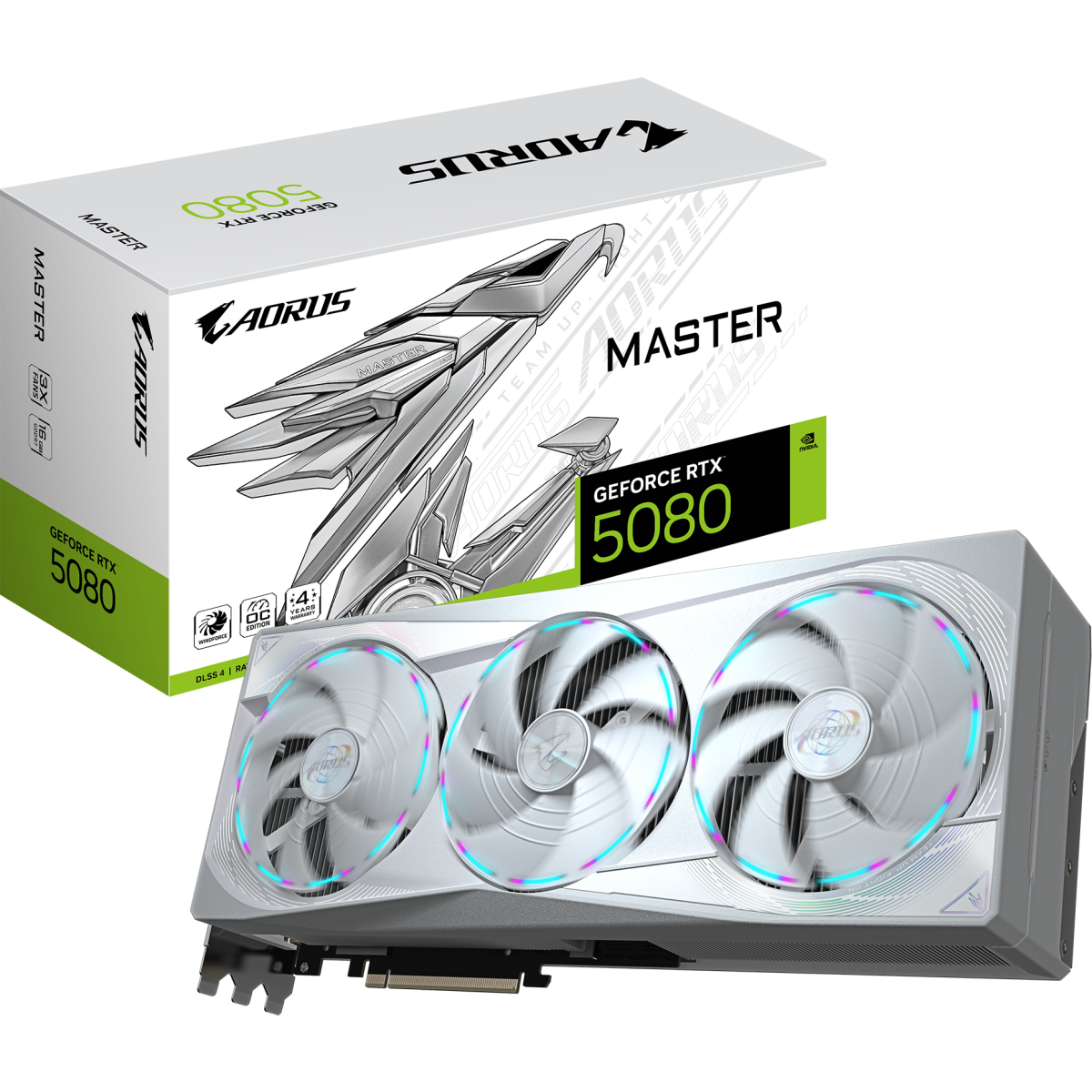 carte graphique NVIDIA GeForce RTX 5080 Gigabyte AORUS MASTER ICE OC 16GB (GV-N5080AORUSM ICE-16GD) - photo 10
