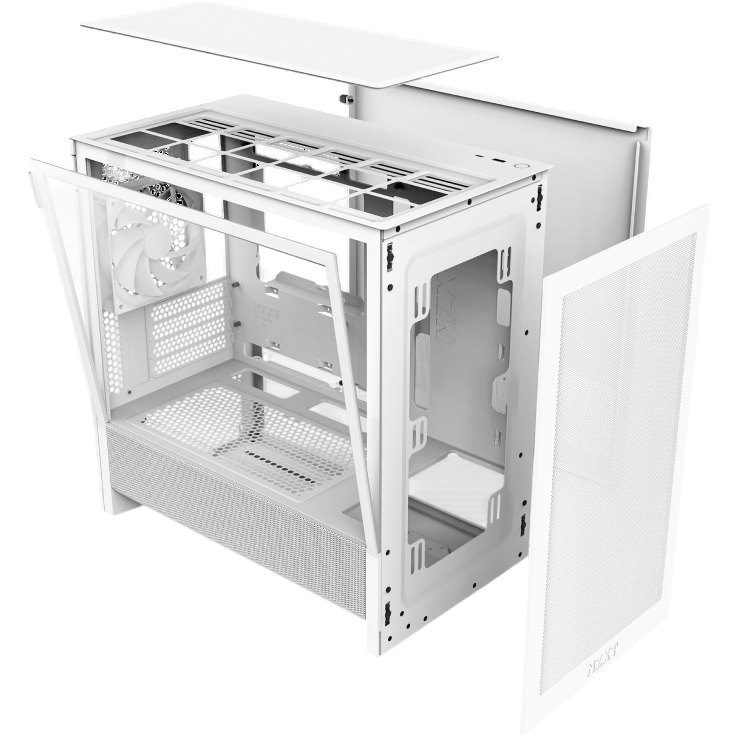 Boîtier NZXT H3 Flow White - CC-H31FW-01 - photo 2