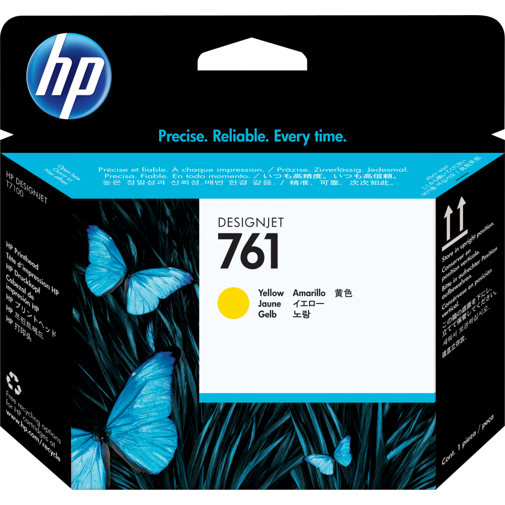 tête dimpression HP CH645A (№761) Yellow