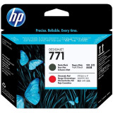tête dimpression HP CE017A (№771) Matte Black/Chromatic Red