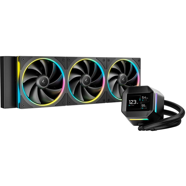 Système de refroidissement liquide DeepCool LM360 - R-LM360-BKDMMC-1