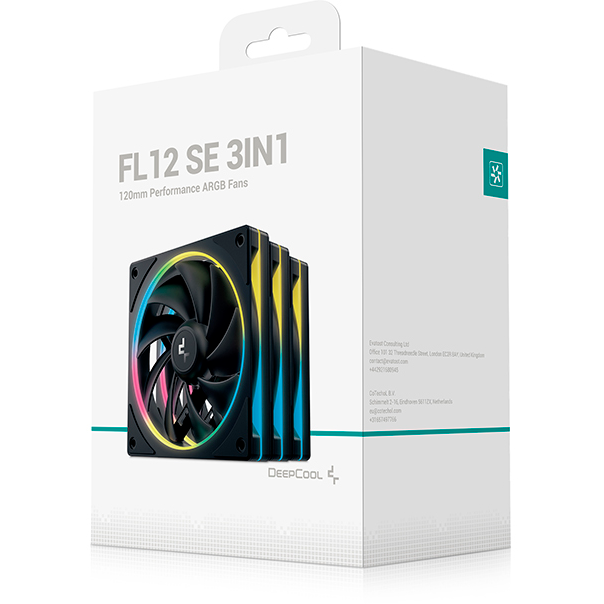 Ventilateur pour boîtier DeepCool FL12 SE (3 pcs) - FL12 SE 3 IN 1 - photo 7