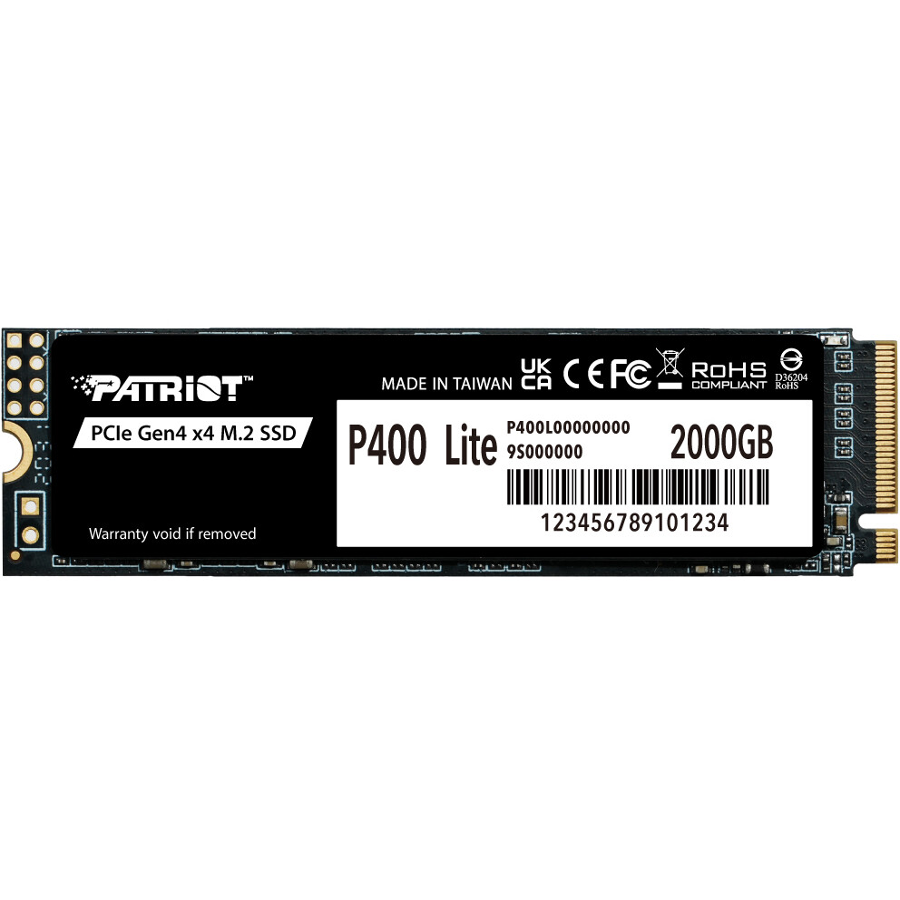 stockage SSD 2TB Patriot P400 Lite (P400LP2KGM28H)