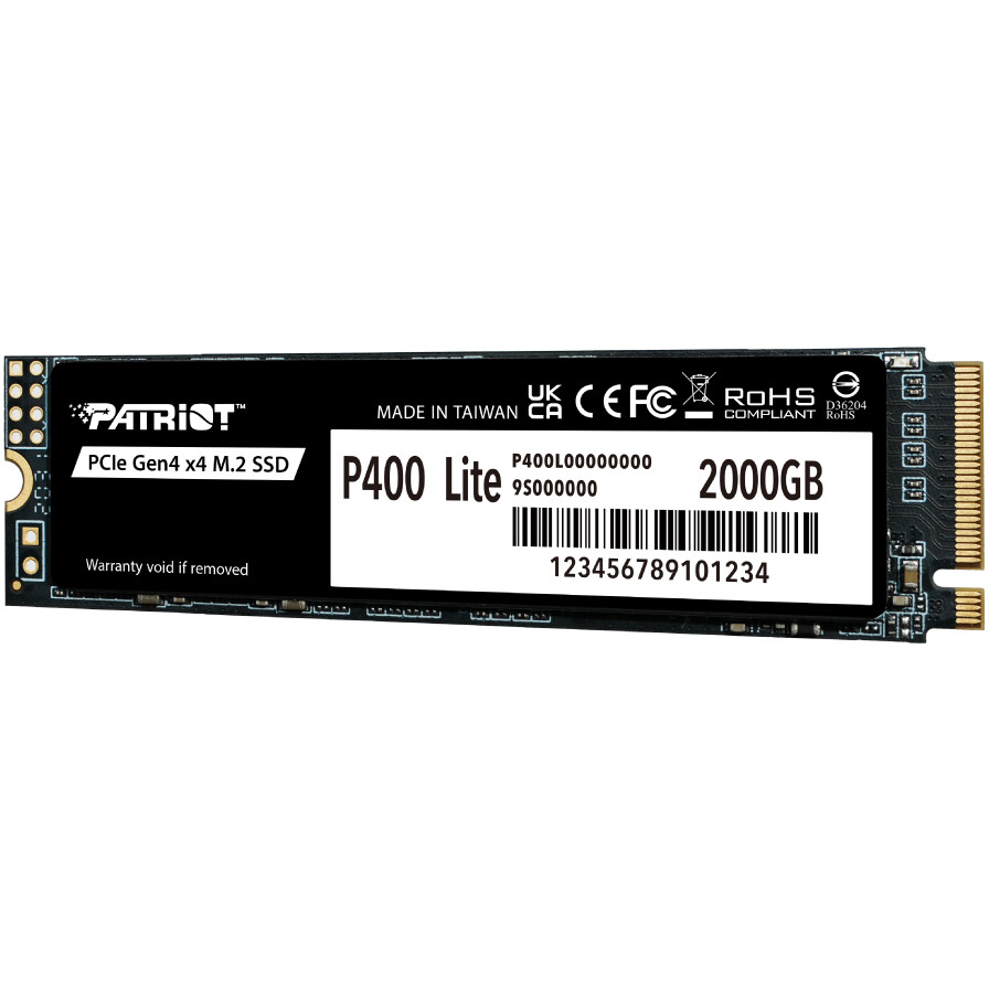 stockage SSD 2TB Patriot P400 Lite (P400LP2KGM28H) - photo 3