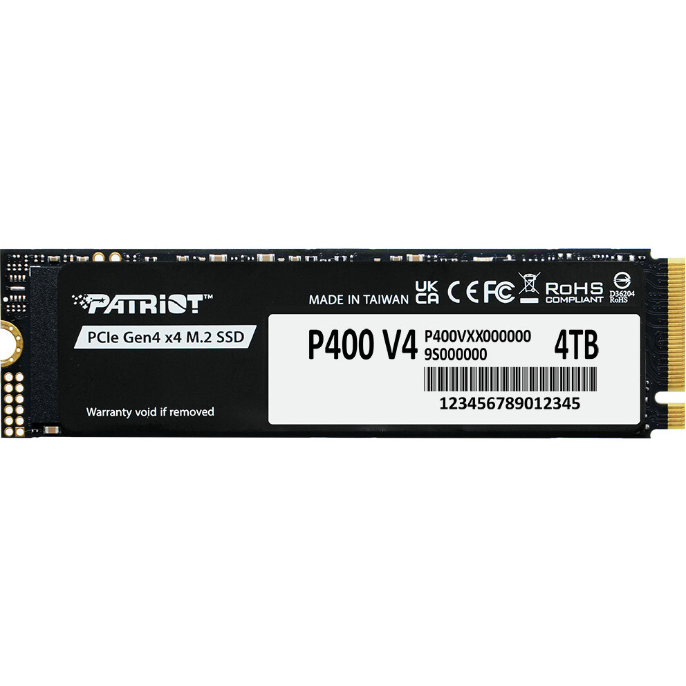 stockage SSD 4TB Patriot P400 V4 (P400VP4TBM28H)