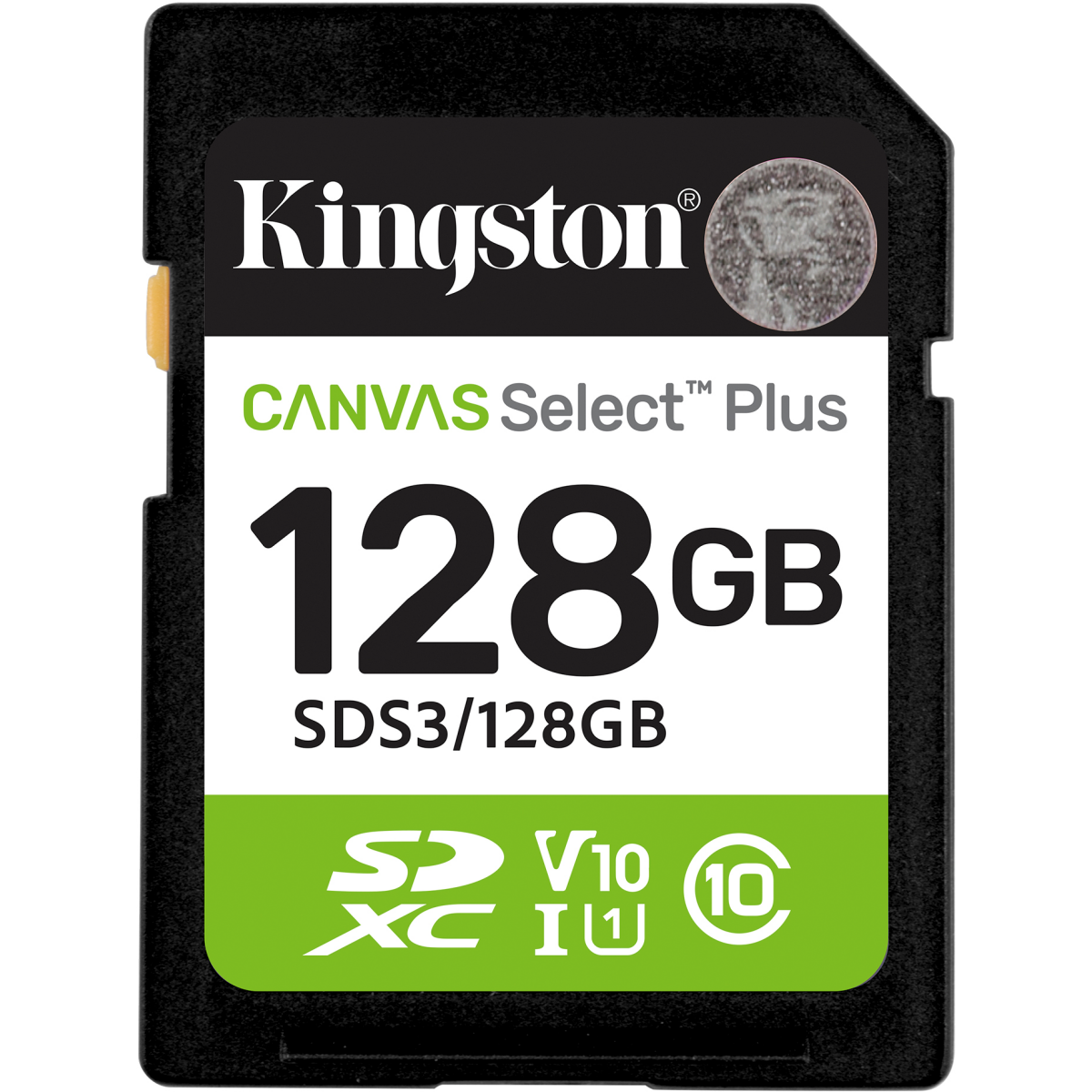 carte mémoire 128GB SD Kingston Canvas Select Plus (SDS3/128GB)