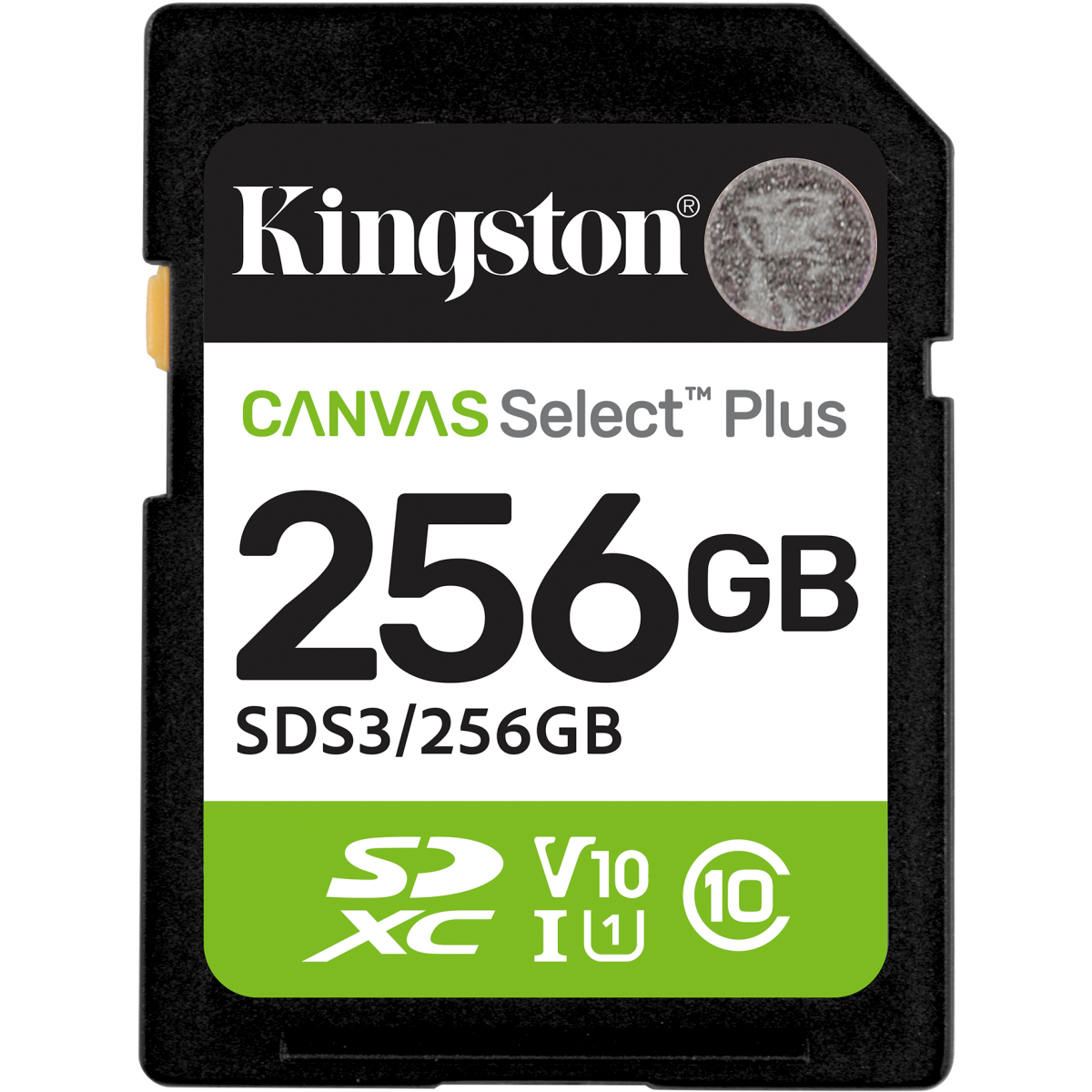 carte mémoire 256GB SD Kingston Canvas Select Plus (SDS3/256GB)