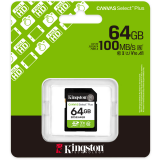 Carte mémoire 64GB SD Kingston Canvas Select Plus (SDS3/64GB)