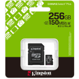 carte mémoire 256GB MicroSD Kingston Canvas Select Plus + SD adapter (SDCS3/256GB)
