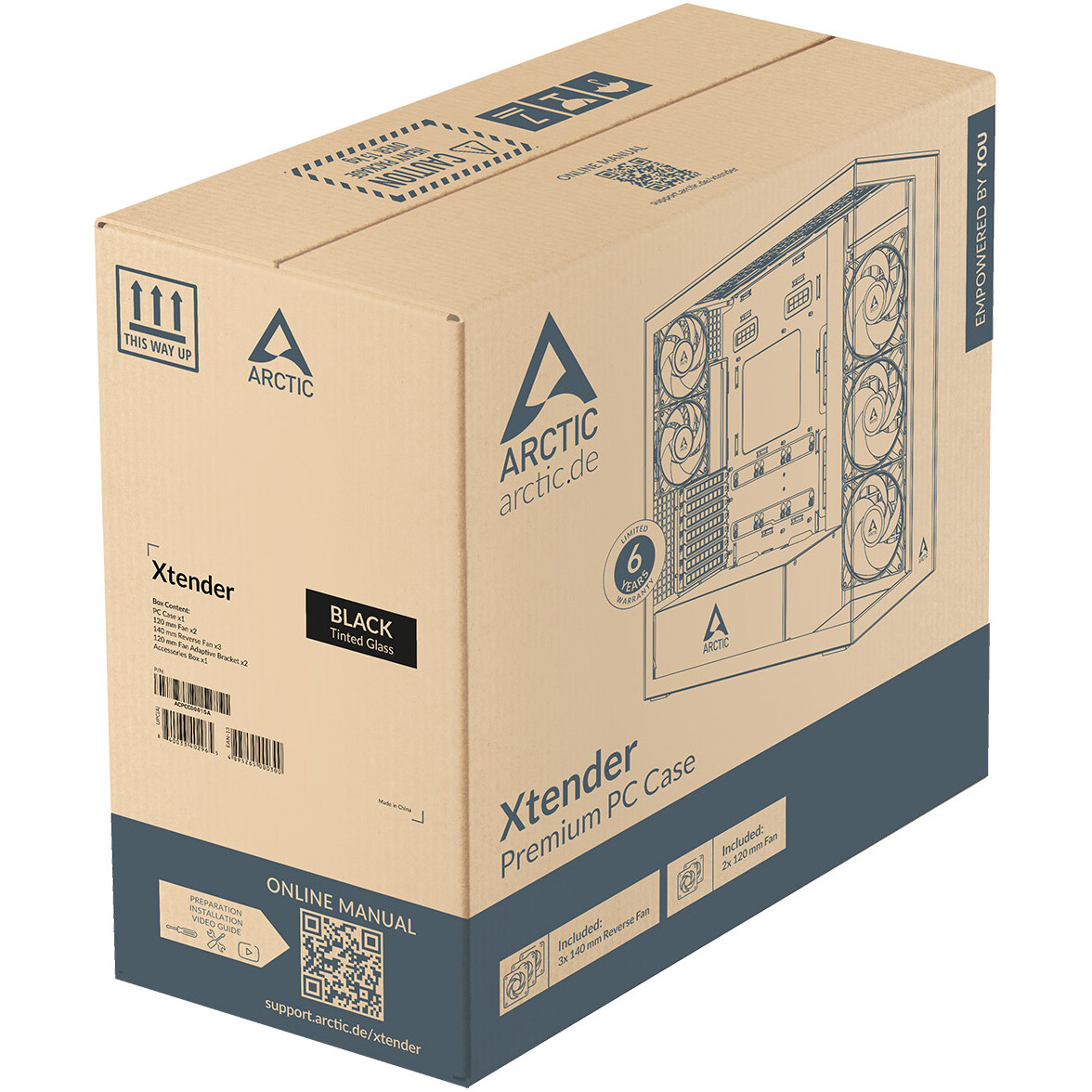 Boîtier Arctic Xtender Black - ACPCC00015A - photo 9