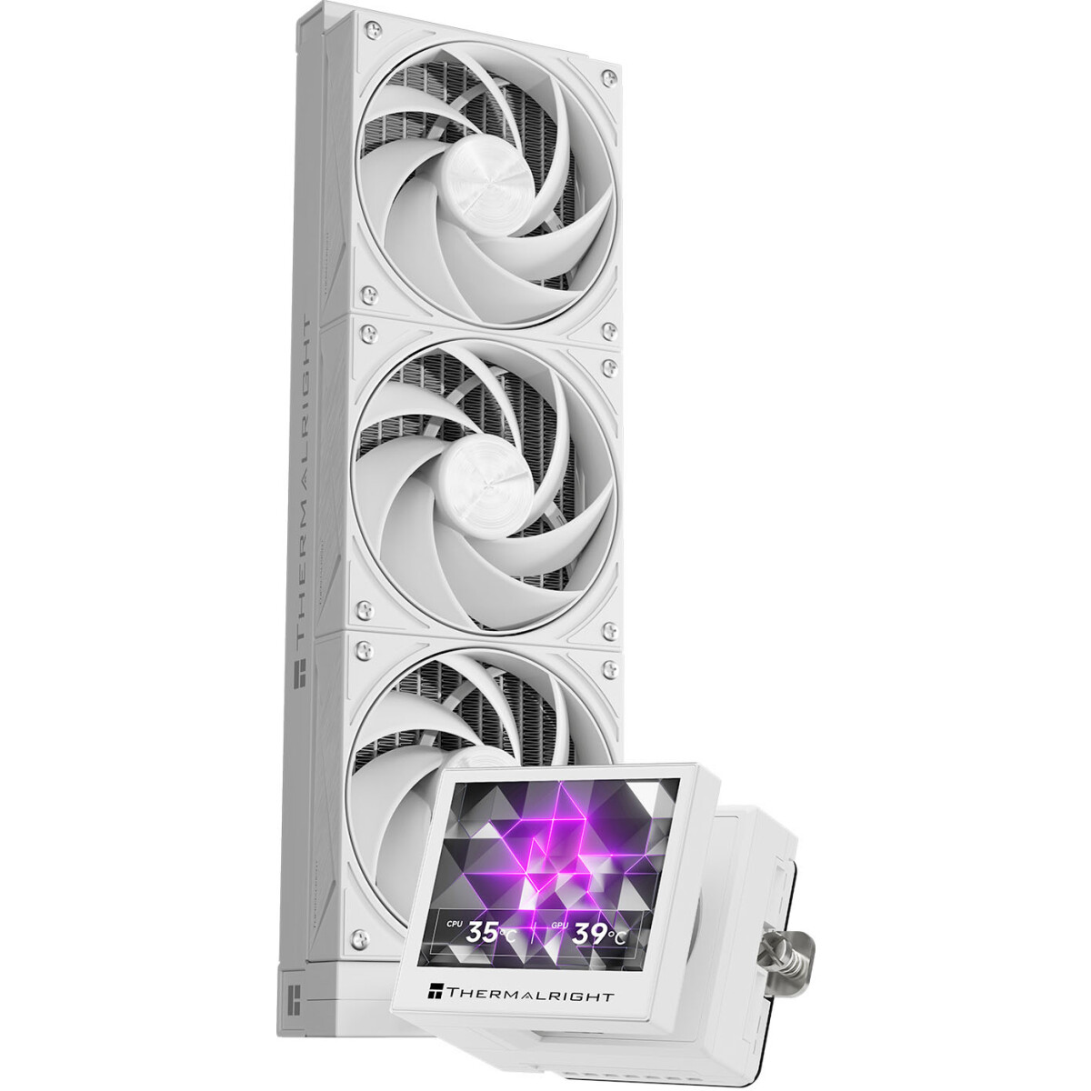 Système de refroidissement liquide Thermalright Stream Vision 360 White - S-VISION-360-WH - photo 2