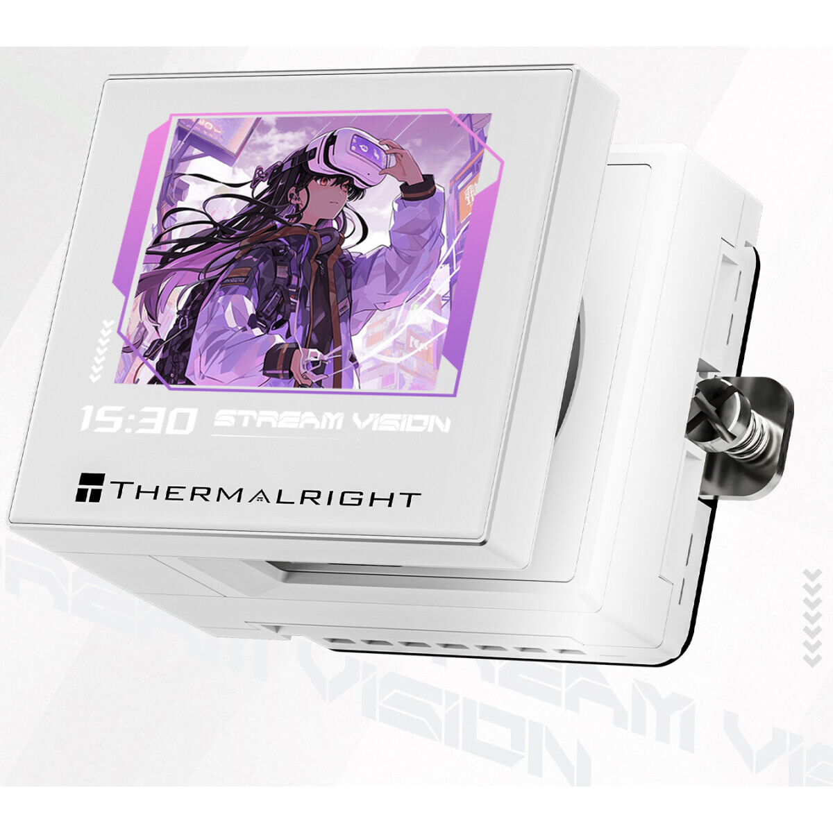 Système de refroidissement liquide Thermalright Stream Vision 360 White - S-VISION-360-WH - photo 5