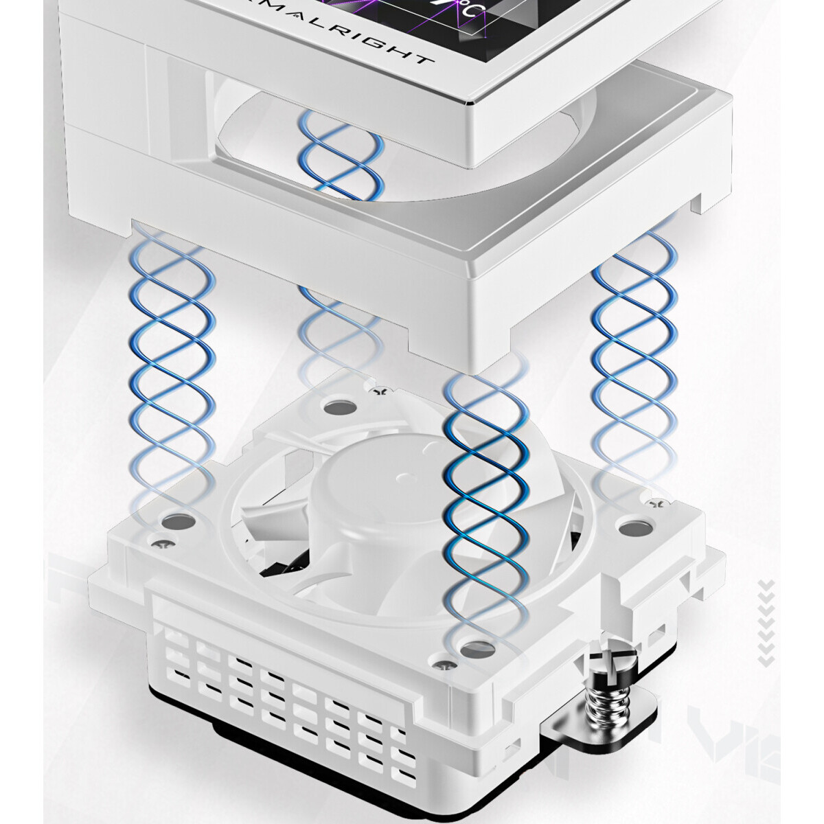 Système de refroidissement liquide Thermalright Stream Vision 360 White - S-VISION-360-WH - photo 8