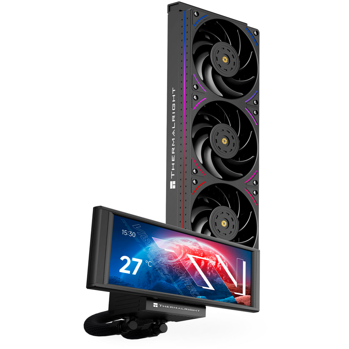 Système de refroidissement liquide Thermalright Trofeo Vision 360 ARGB Black - TRF-VISION-360-BL - photo 2