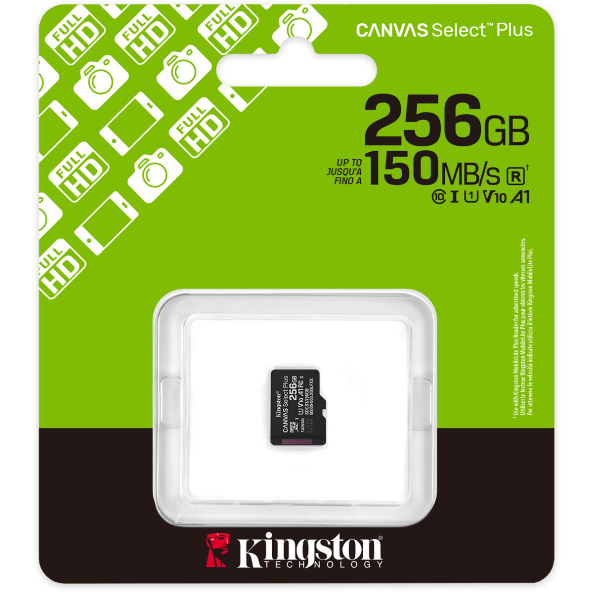 carte mémoire 256GB MicroSD Kingston Canvas Select Plus (SDCS3/256GBSP) - photo 3