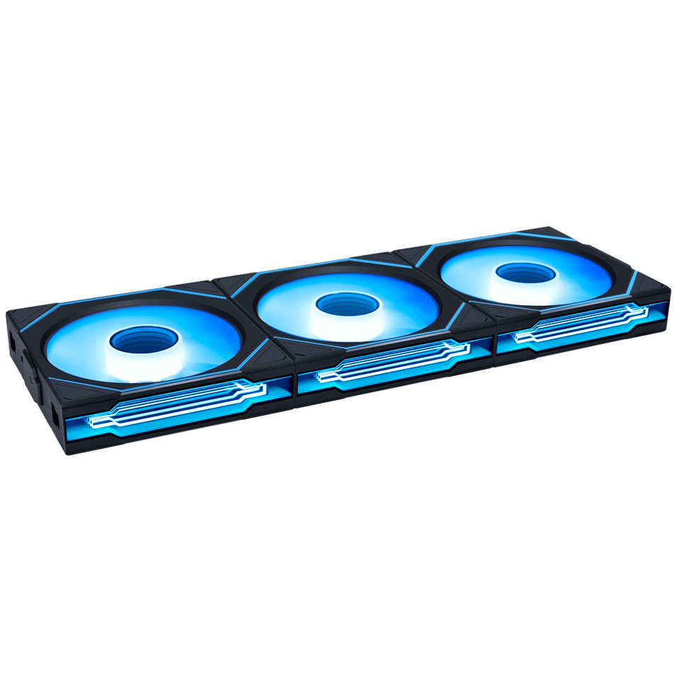 Ventilateur pour boîtier Lian Li UNI Fan SL Infinity Wireless 120 Black (3 pcs) - G99.12SLIN1W3B.R0 - photo 2
