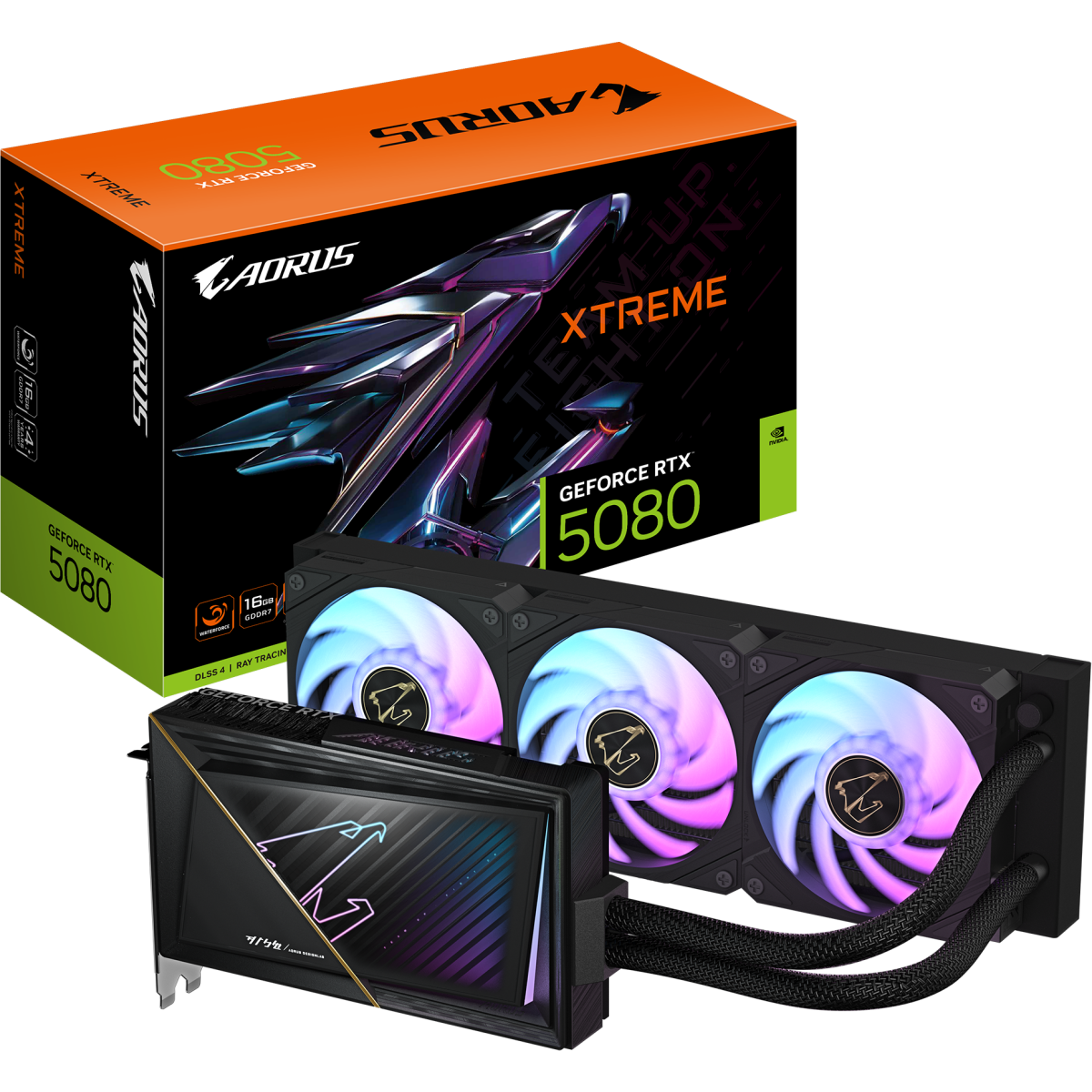 carte graphique NVIDIA GeForce RTX 5080 Gigabyte AORUS XTREME WATERFORCE OC 16GB (GV-N5080AORUSX W-16GD) - photo 8