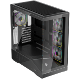Boîtier 1STPLAYER GM7 ARGB Black (GM7-BK-3FN7R-1FN7)