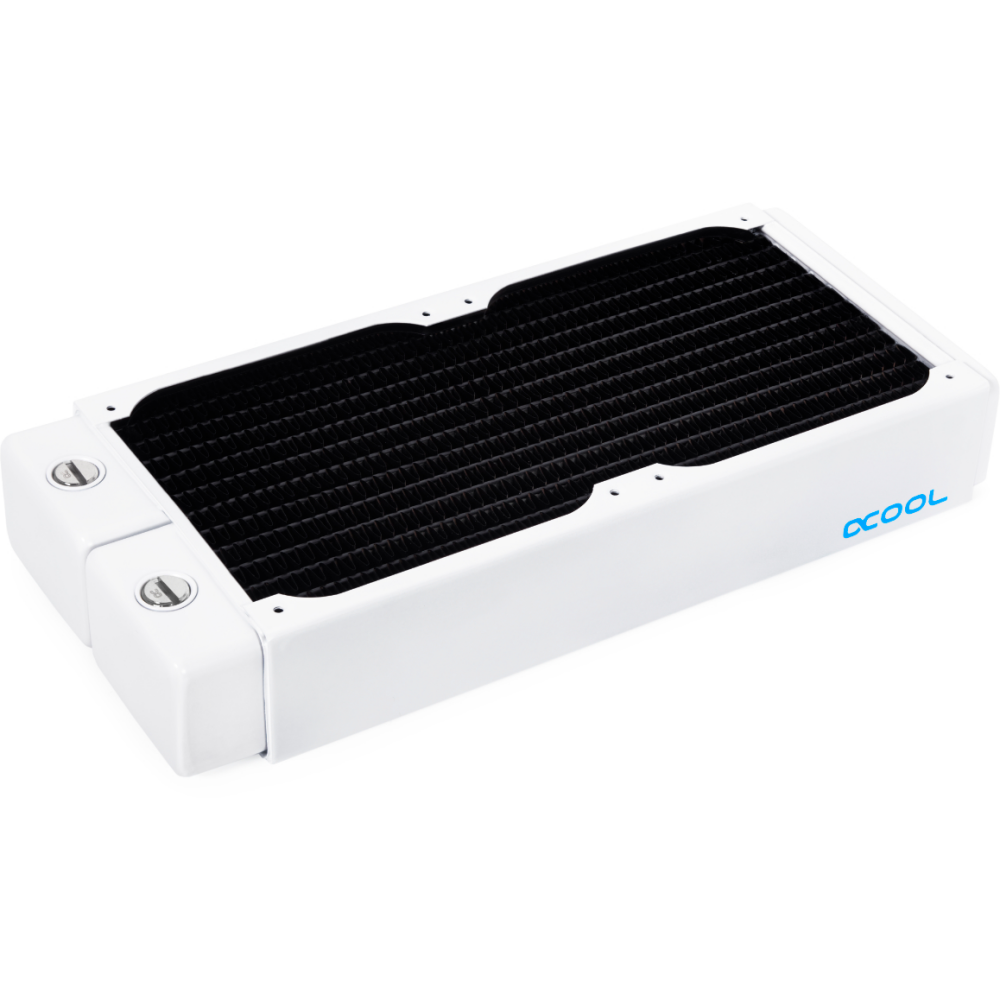 Radiateur pour système de refroidissement liquide Alphacool NexXxoS XT45 Full Copper 240mm V.2 White Special Edition (18647)