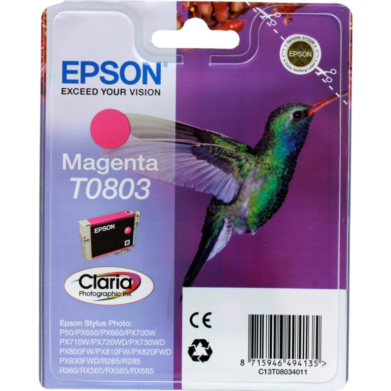cartouche Epson C13T08034011 Magenta