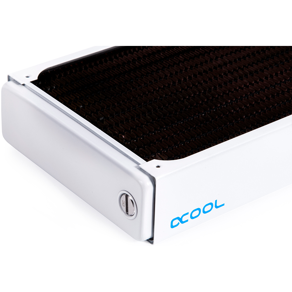 Radiateur pour système de refroidissement liquide Alphacool NexXxoS XT45 Full Copper 240mm V.2 White Special Edition (18647) - photo 5