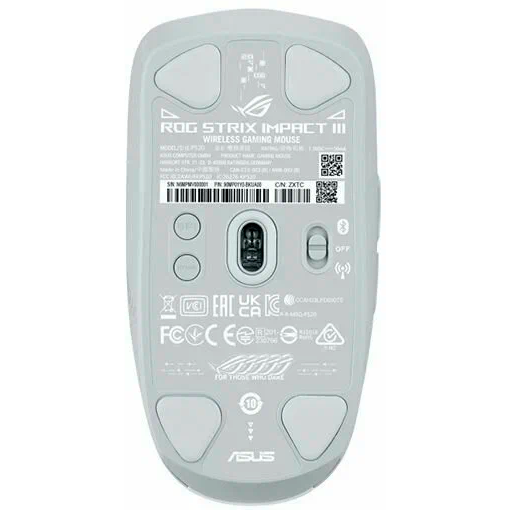 Souris ASUS ROG STRIX IMPACT III Wireless White - 90MP03D0-BMUA10 - photo 3