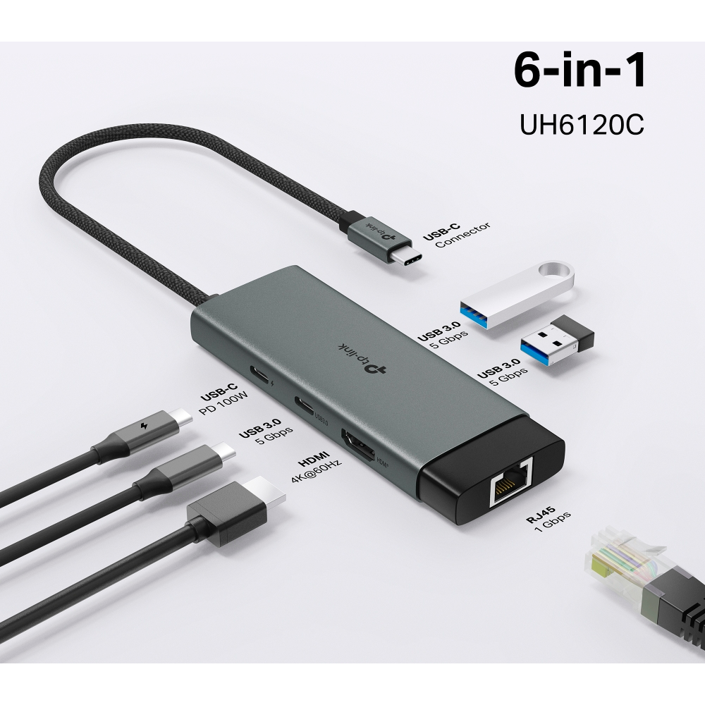 Hub USB TP-Link UH6120C - photo 4