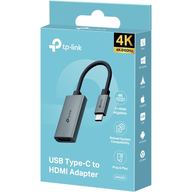 Adaptateur USB Type-C - HDMI, TP-Link UA520C - photo 2