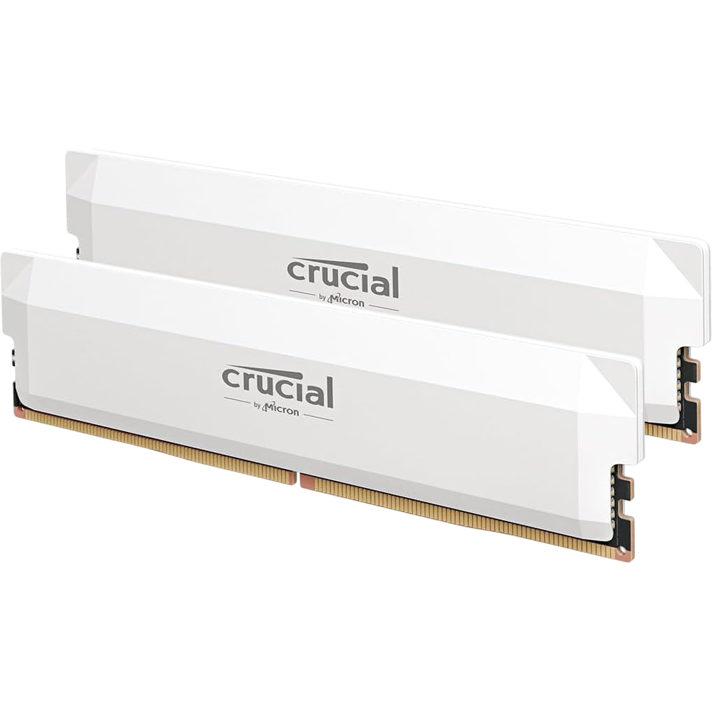 Mémoire vive 64GB DDR5 6400MHz Crucial Pro (CP2K32G64C40U5W) (2x32GB KIT)