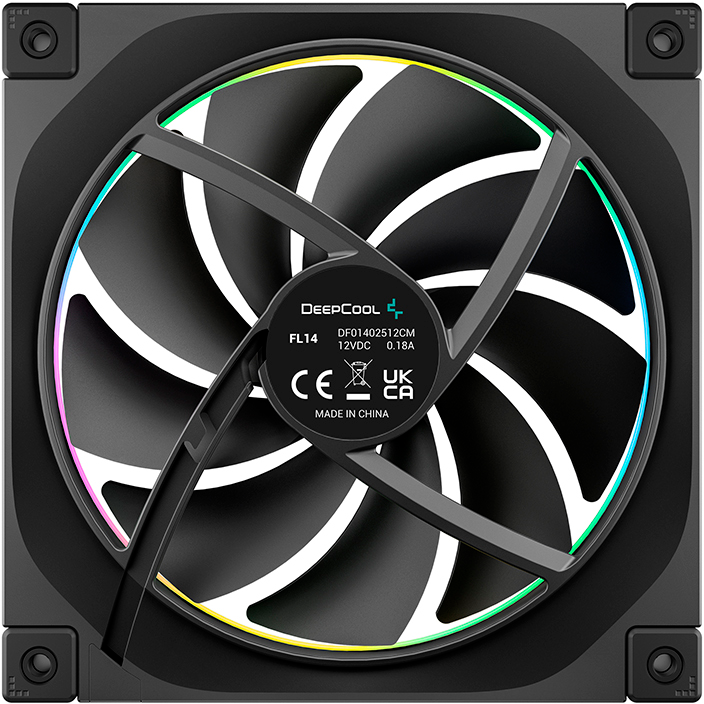 Ventilateur pour boîtier DeepCool FL14 (3 pcs) - R-FL14-BKAPN3-G - photo 4