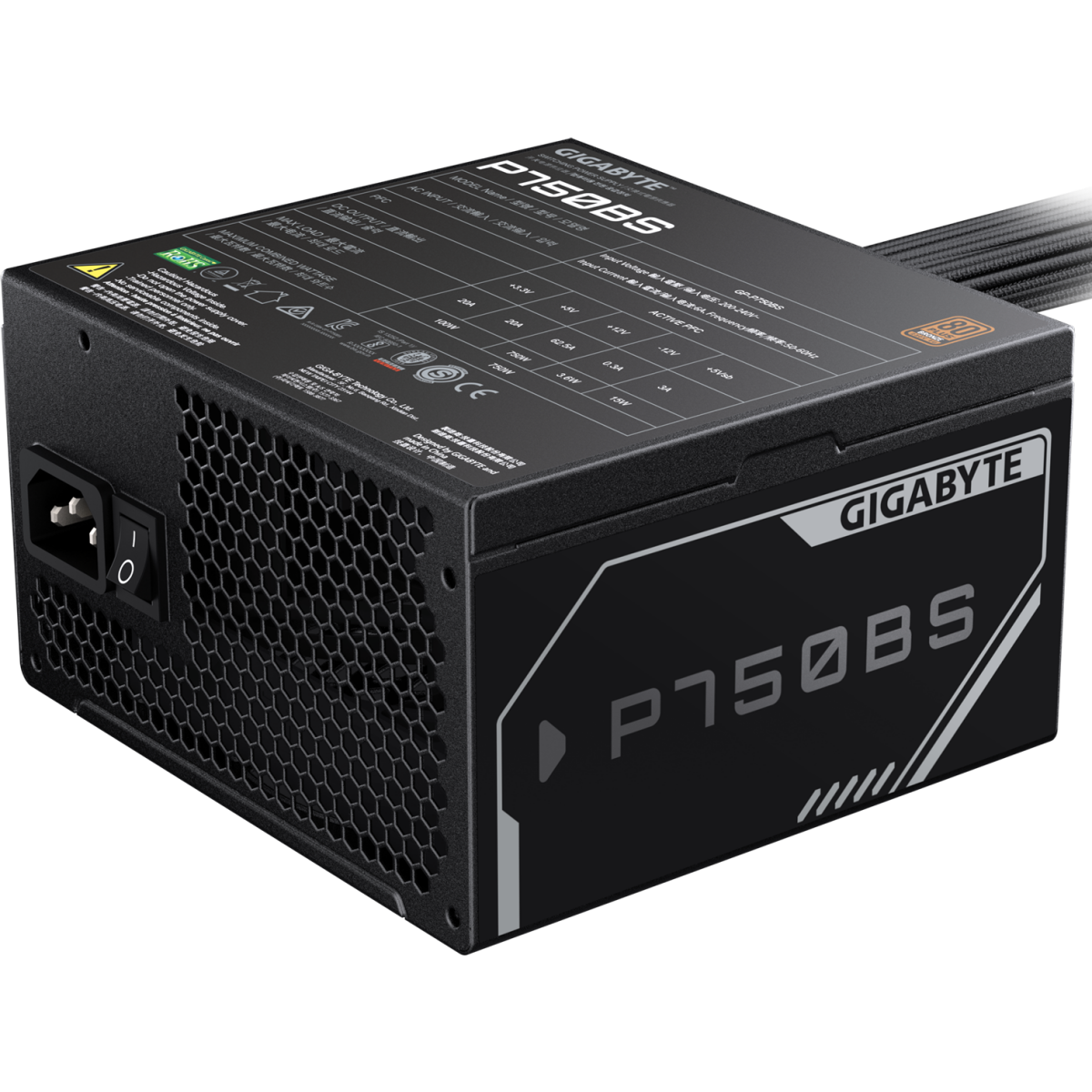 Alimentation électrique 750W Gigabyte GP-P750BS - photo 2