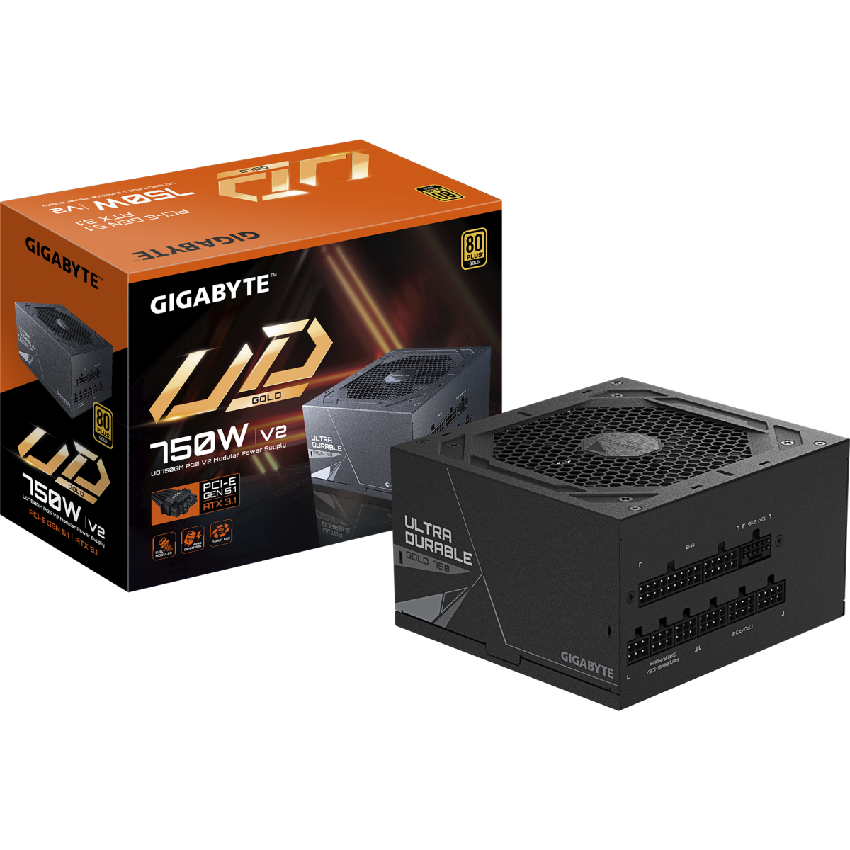 Alimentation électrique 750W Gigabyte GP-UD750GM PG5 V2 - photo 7