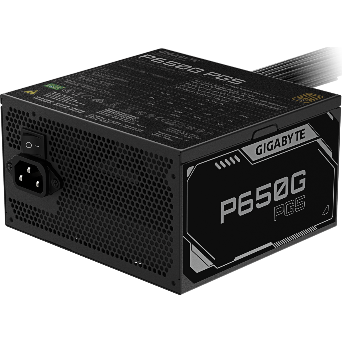 Alimentation électrique 650W Gigabyte GP-P650G PG5