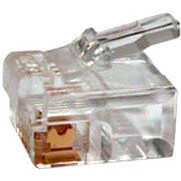 Telefona spraudnis RJ-12 (6P6C), Hyperline PLUG-6P6C-P-C2-100 - foto 2