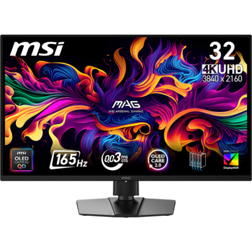 Écran MSI 32" MAG 322UP QD-OLED E16 - 9S6-3DD29A-048