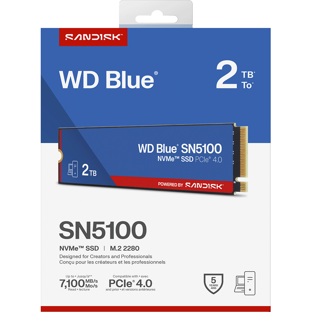 stockage SSD 2TB WD Blue SN5100 (WDS200T5B0E) - photo 3