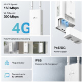 routeur Wi-Fi TP-Link TL-MR100-OUTDOOR (TL-MR100-Outdoor)