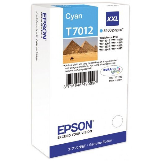cartouche Epson C13T70124010 Cyan