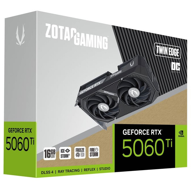 carte graphique NVIDIA GeForce RTX 5060 Ti Zotac Twin Edge OC 16GB (ZT-B50620H-10M) - photo 6