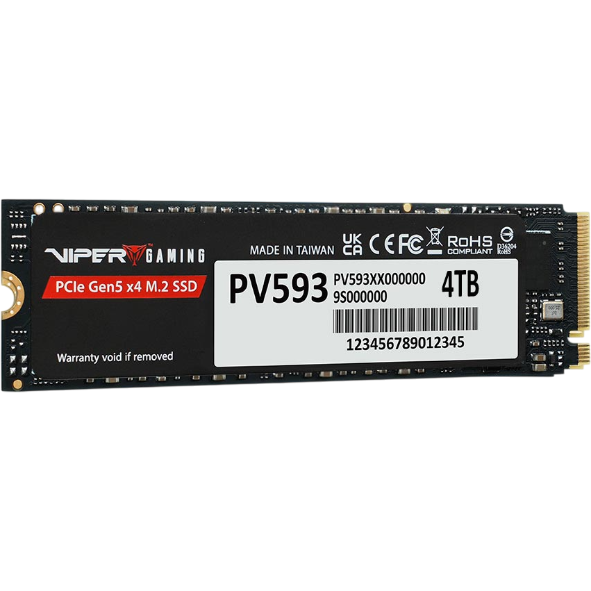 Stockage SSD 4TB Patriot Viper PV593 (PV593P4TBM28H)