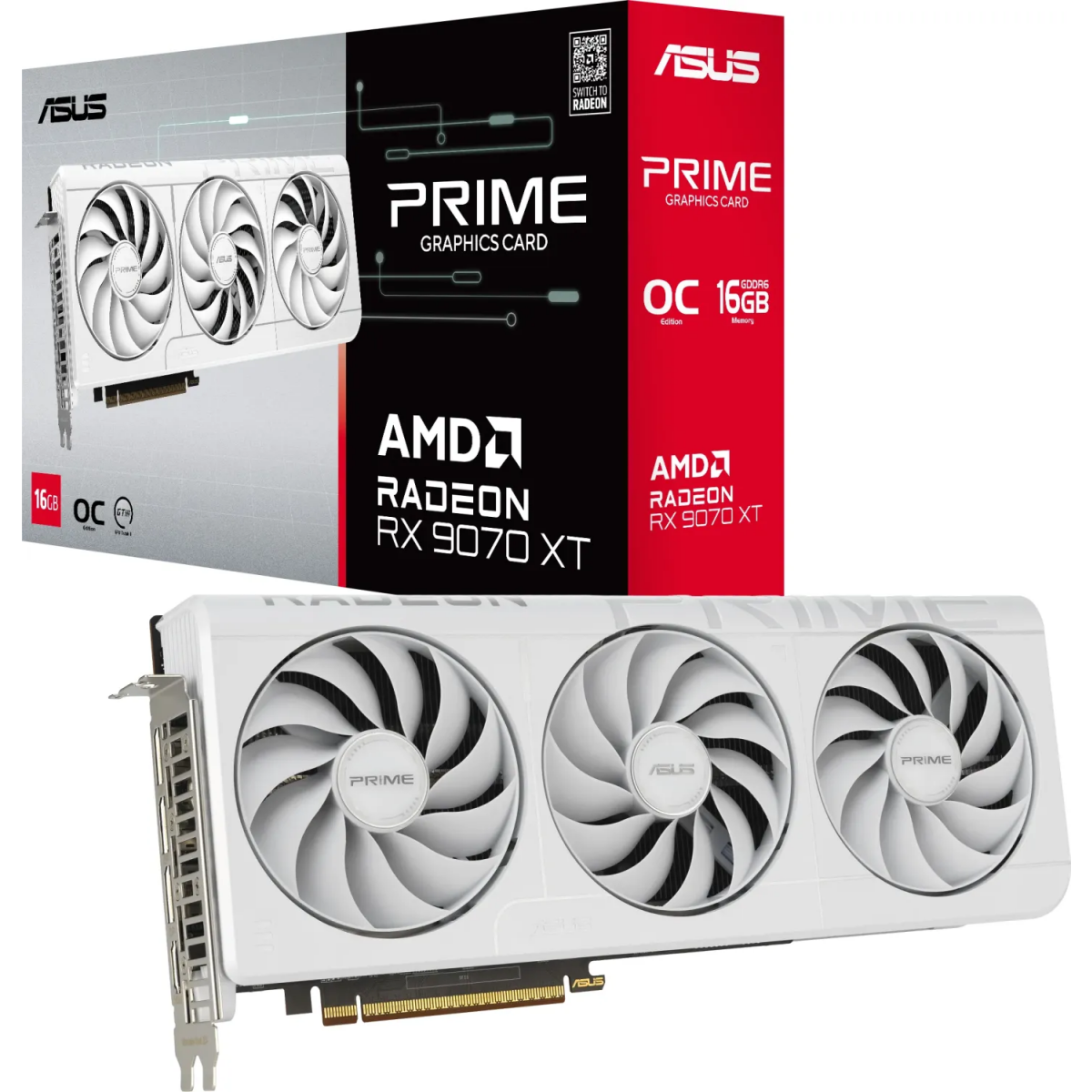 carte graphique AMD Radeon RX 9070 XT ASUS OC 16GB ( PRIME-RX9070XT-O16G-WHITE) - photo 12