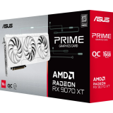 carte graphique AMD Radeon RX 9070 XT ASUS OC 16GB ( PRIME-RX9070XT-O16G-WHITE)